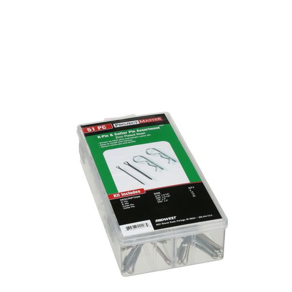 ProjectMaster External Cottering Pin 51pc Kit