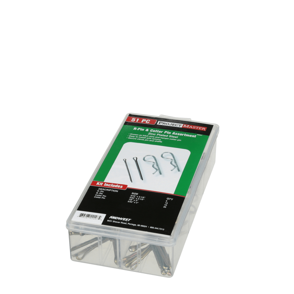 ProjectMaster External Cottering Pin 51pc Kit