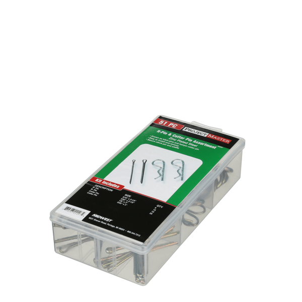 ProjectMaster External Cottering Pin 51pc Kit