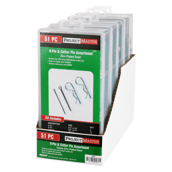 ProjectMaster External Cottering Pin 51pc Kit