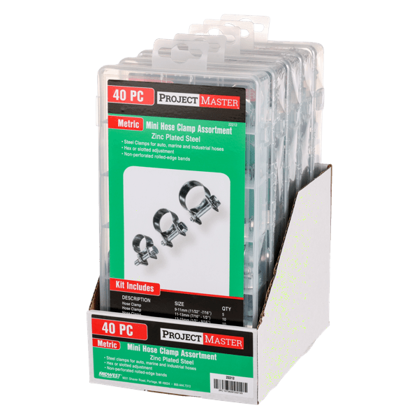 ProjectMaster Mini Hose Clamp 40pc Kit
