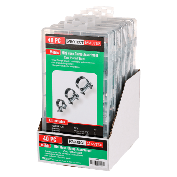 ProjectMaster Mini Hose Clamp 40pc Kit