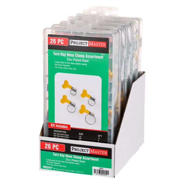 ProjectMaster Key Hose Clamp 26pc Kit