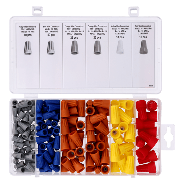 ProjectMaster Wire Nut Connector 158pc Kit