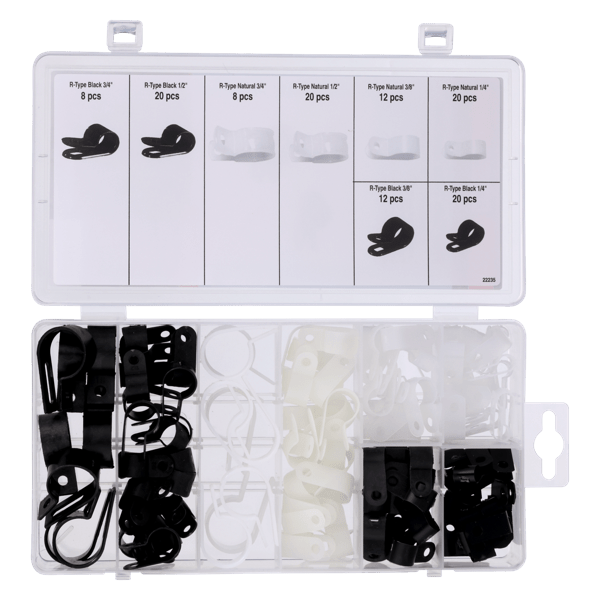 ProjectMaster Nylon Cable Clamp 120pc Kit