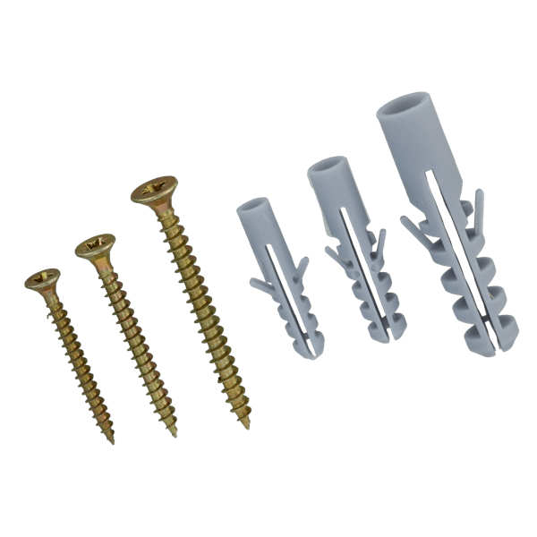 ProjectMaster Plastic Anchors & Screws 206pc Kit