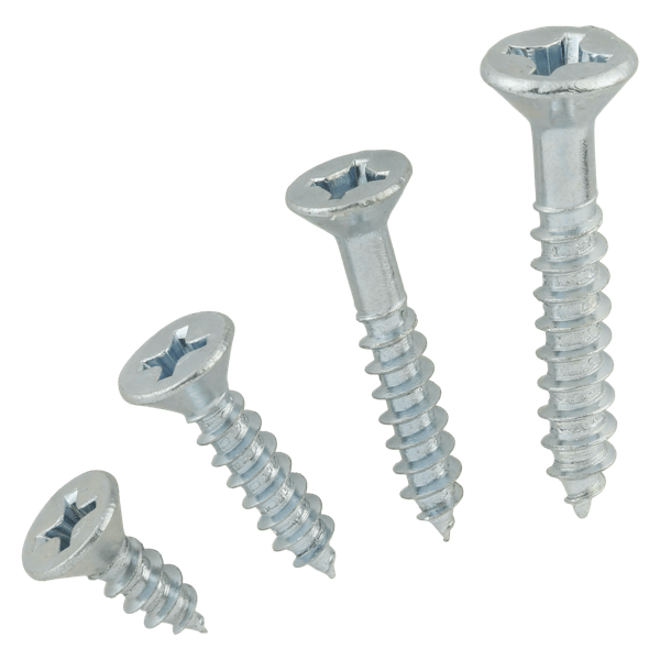 ProjectMaster Phillips Wood Screw 120pc Kit