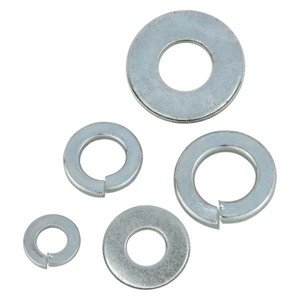 ProjectMaster Inch Flat & Lock Washer 350pc Kit