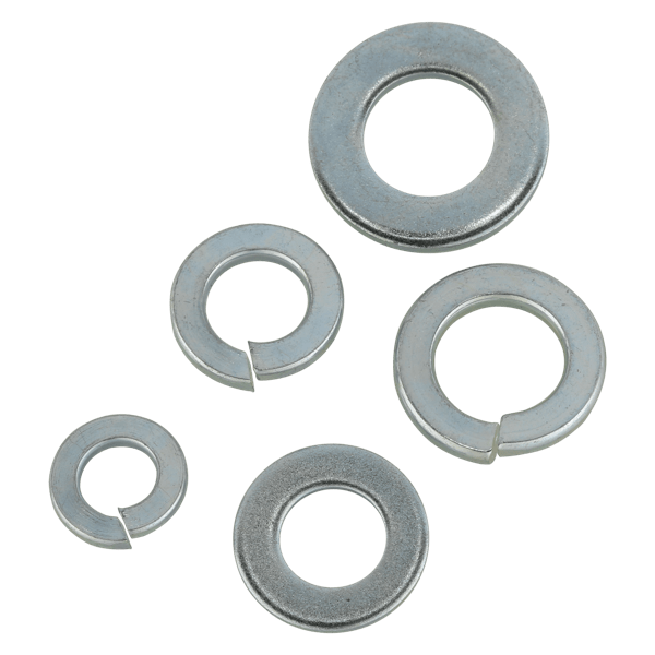 ProjectMaster Metric Flat & Lock Washer 350pc Kit