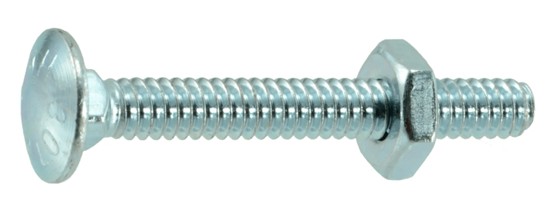 3/16-24 x 1-1/2 Carriage Bolts