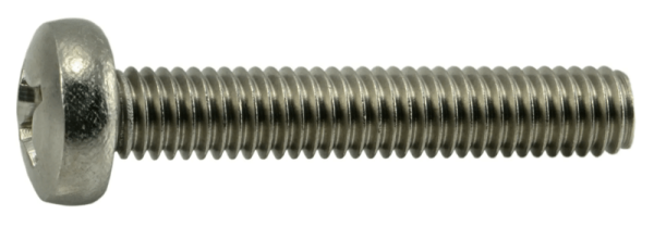 6mm-1.00 x 35mm Metric Phillips Pan Machine Screws