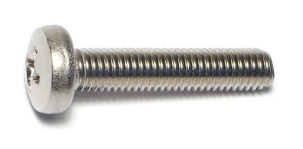 5mm-0.80 x 25mm Metric Phillips Pan Machine Screws