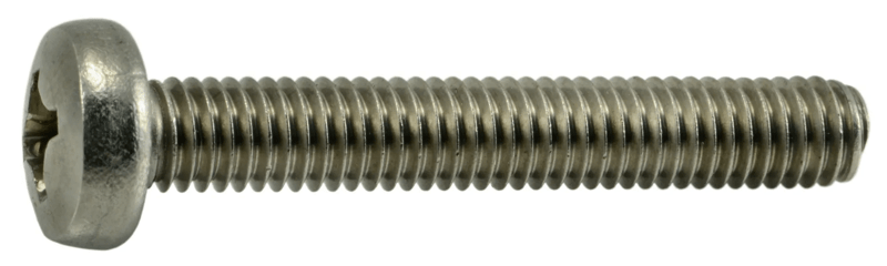 6mm-1.00 x 40mm Metric Phillips Pan Machine Screws