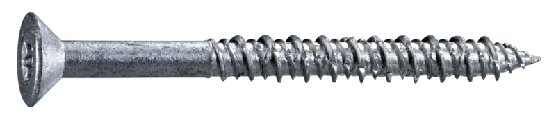 1/4 x 2-3/4 TorqueMaster Star Flat Masonry Screws