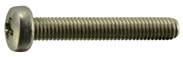 3mm-.50 x 20mm Metric Phillips Pan Machine Screws