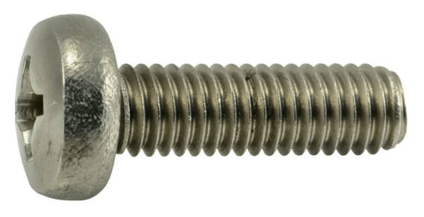 6mm-1.00 x 20mm Metric Phillips Pan Machine Screws