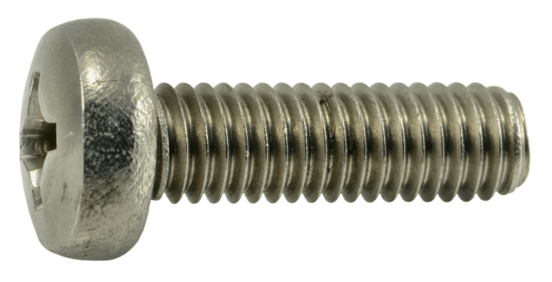 6mm-1.00 x 20mm Metric Phillips Pan Machine Screws