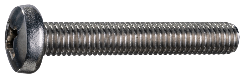 8mm-1.25 x 60mm Metric Phillips Pan Machine Screws