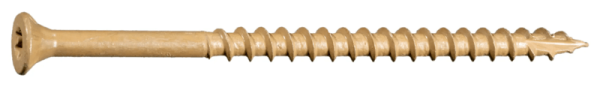 10 x 3-1/2 BuildRight Star Drive Tan Deck Screws 1lb. Box
