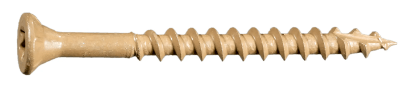 8 x 2 BuildRight Star Drive Tan Deck Screws 5lb. Tub