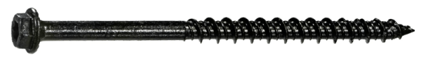 3/16 x 3-1/4 TorqueMaster Black Hex Concrete Screws