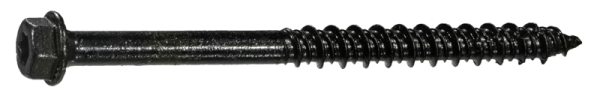1/4 x 3-1/4 TorqueMaster Black Hex Concrete Screws