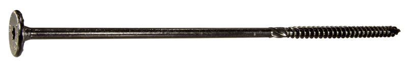 3/8 x 10 Black Structural Screws Flagged