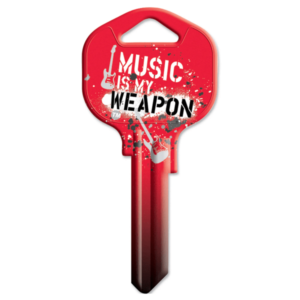 KW1-MSC Keyblank ROCK MUSIC