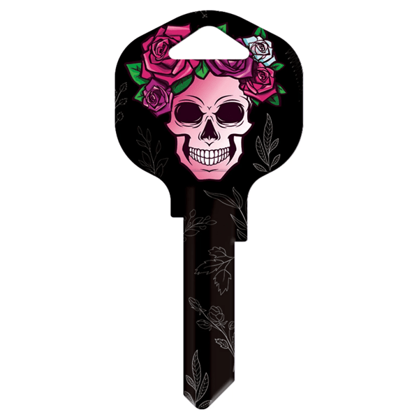 KW1-SKLP Keyblank SKULL Pink