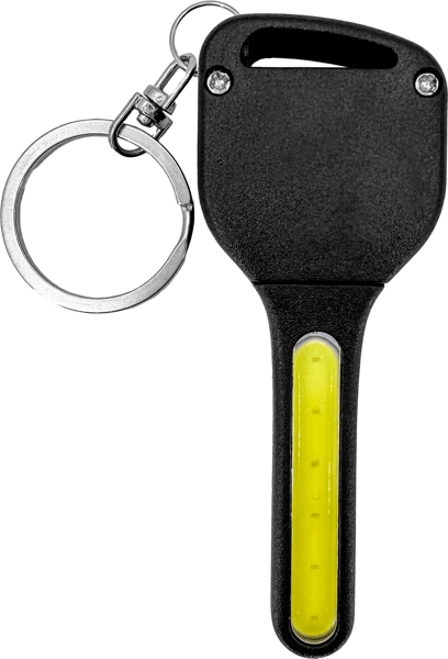 Key Shaped COB Light Keychain