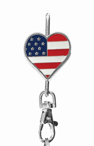 Keyfinder Keychain Flag Heart