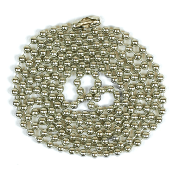 Beaded Chain,#6 NPS,3′ W/Conn